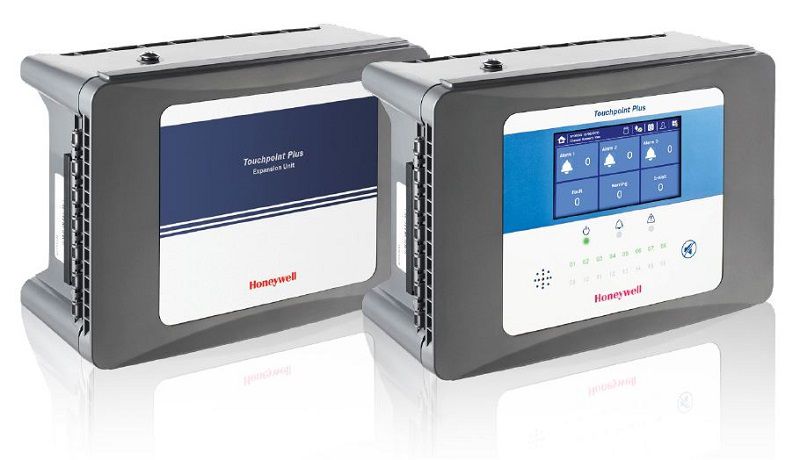 Honeywell Touchpoint Plus Controller - für die Wandmontage mit LCD-Touchscreen für bis zu 8 Detektoren (erweiterbar)...